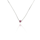 Ezüst szív nyaklánc 45 cm - 04125-8