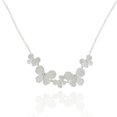Ezüst pillangók nyaklánc 47 cm