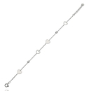 Ezüst szív karlánc 20 cm - 07118-162