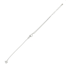 Ezüst végtelen szív karkötő 20 cm - 07118-189