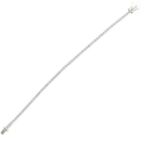 Ezüst tenisz karkötő 19 cm