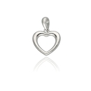 Ezüst szív medál - 09139-54