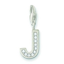 Thomas Sabo "J" charm - 0232-051-14