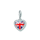 Thomas Sabo Brit szív zászló charm - 1165-628-10
