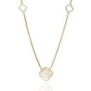 Arany lóhere nyaklánc - 129-LP59-MP-BRCLSL_B