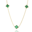 Arany lóhere nyaklánc 45 cm - 129-LP60-VERBRCL