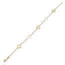 Arany lóhere karlánc 19 cm - 129-LP63-MP-BR-SKL