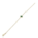 Arany lóhere karlánc 17 cm - 129-LP64-VER-BR-CLKL