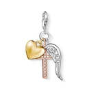 Thomas Sabo  kereszt/szív/angyal szárny charm - 1023-425-14
