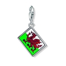 Thomas Sabo Walesi zászló charm - 1083-007-6