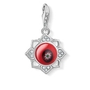 Thomas Sabo Piros Lotusz virág charm - 1441-052-10
