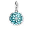 Thomas Sabo Türkiz virág charm - 1447-041-17