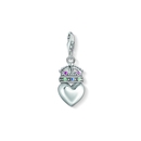 Thomas Sabo szív koronával charm - 1544-498-7
