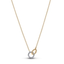 Pandora Kéttónusú Egymásba fonódó nyaklánc 45 cm - 364825C01-45 Pandora Kéttónusú Egymásba fonódó nyaklánc 45 cm - 364825C01-45