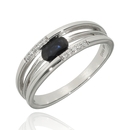 Fehér arany gyűrű 56-os méret - 41-25342-0-29-1/56