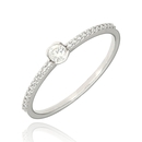 Fehér arany gyűrű 54-es méret - 41-30637-0-10-1/54