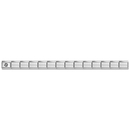 Nomination ezüst színű alap charm karkötő 14 darabos 12 cm-es - 530300-SI