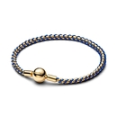 Pandora Kék zsinóros lánc karkötő 16 cm - 563816C02-16