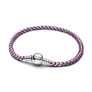 Pandora Lila zsinóros lánc karkötő 23 cm - 593816C03-23 Pandora Lila zsinóros lánc karkötő 23 cm - 593816C03-23