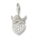 Thomas Sabo szív angyallal charm - 0283-051-14
