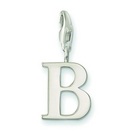 Thomas Sabo "B" charm - 0176-001-12