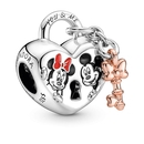 Pandora Disney Mickey & Minnie Szív lakat charm - 780109C01