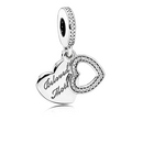 Pandora Imádott édesanyám függő charm - 791883CZ