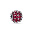 Pandora szikrázó pavé pink charm - 792630C03