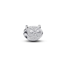 Pandora Texturált Bagoly mini charm