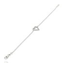 Fehér arany szív karlánc - 96-9246-BR-CL-WKL