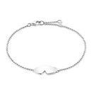 Thomas Sabo dupla szív karkötő - A1393-001-12-L19,5