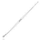 Fehér arany karlánc 15 cm - B28761_4I