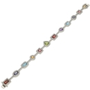 Fehér arany karkötő 18 cm - B39013_3I