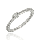 Fehér arany gyűrű 52-es méret - B41245