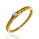 Sárga arany gyűrű 54-es méret