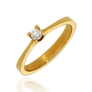 Sárga arany gyűrű 50-es méret