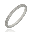 Fehér arany gyűrű 52-es méret - B53115