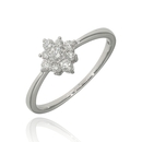 Fehér arany gyűrű 51-es méret - B53154