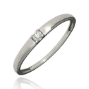 Fehér arany gyűrű 58-as méret - B54558