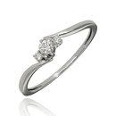 Fehér arany gyűrű - B54570