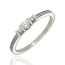 Fehér arany gyűrű - B54604