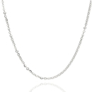 Fehér arany nyaklánc 40 cm - BRILLO035W-40