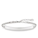Thomas Sabo Love Bridge gravírozható karkötő 18 cm - LBA0047-001-12-L18