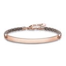 Thomas Sabo Love Bridge gravírozható karkötő 18 cm - LBA0029-597-9-L18