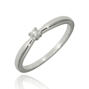 Fehér arany gyűrű 52-es méret - M684/05-52