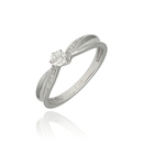 Fehér arany gyűrű 53-as méret - R-120540/53_4I