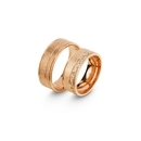 Rosé arany női karikagyűrű 54-es méret - R388/N/54