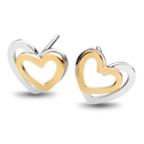 NANA KAY silver trends ezüst szív fülbevaló - ST1361