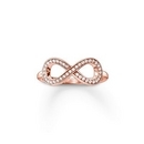 Thomas Sabo Rosé Végtelenség gyűrű 56-os méret - TR2014-416-14-56
