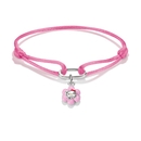 Thomas Sabo Hello Kitty virág charm Textil karkötővel - A2243-M07-9-L24
